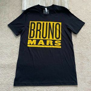 Canvas Bella + Canvas L Bruno Mars 24K World Magic Tour Double Sided Graphic Tee